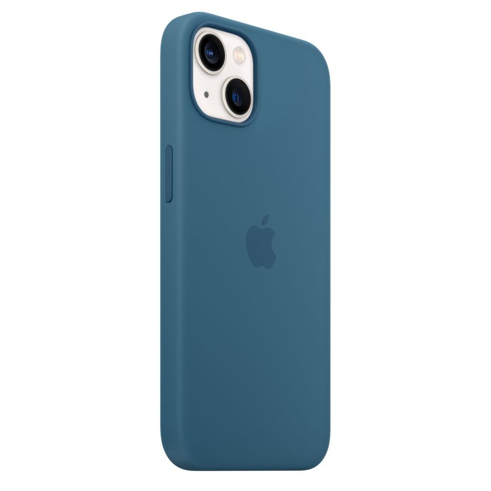 Apple Silikondeksel med MagSafe til iPhone 13 Blå