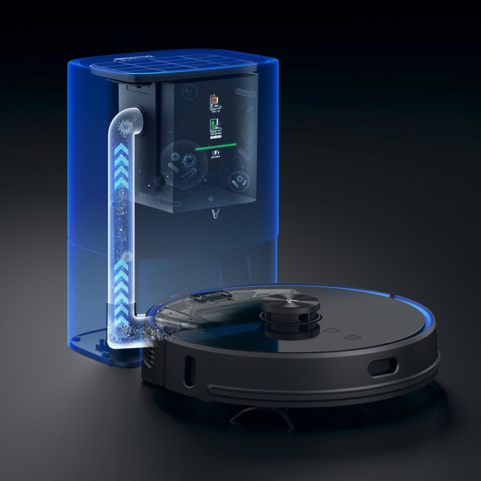Viomi S9 Robotstøvsuger med selvtømming Svart