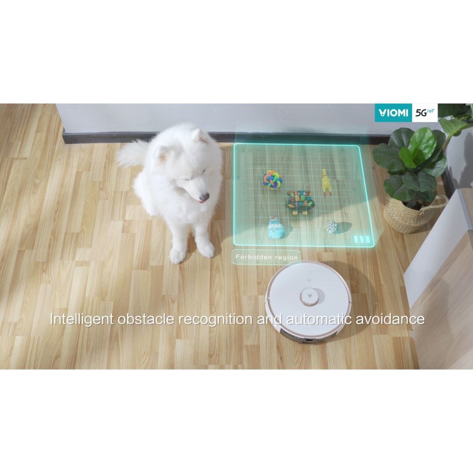 Viomi S9 Robotdammsugare med självtömning Vit