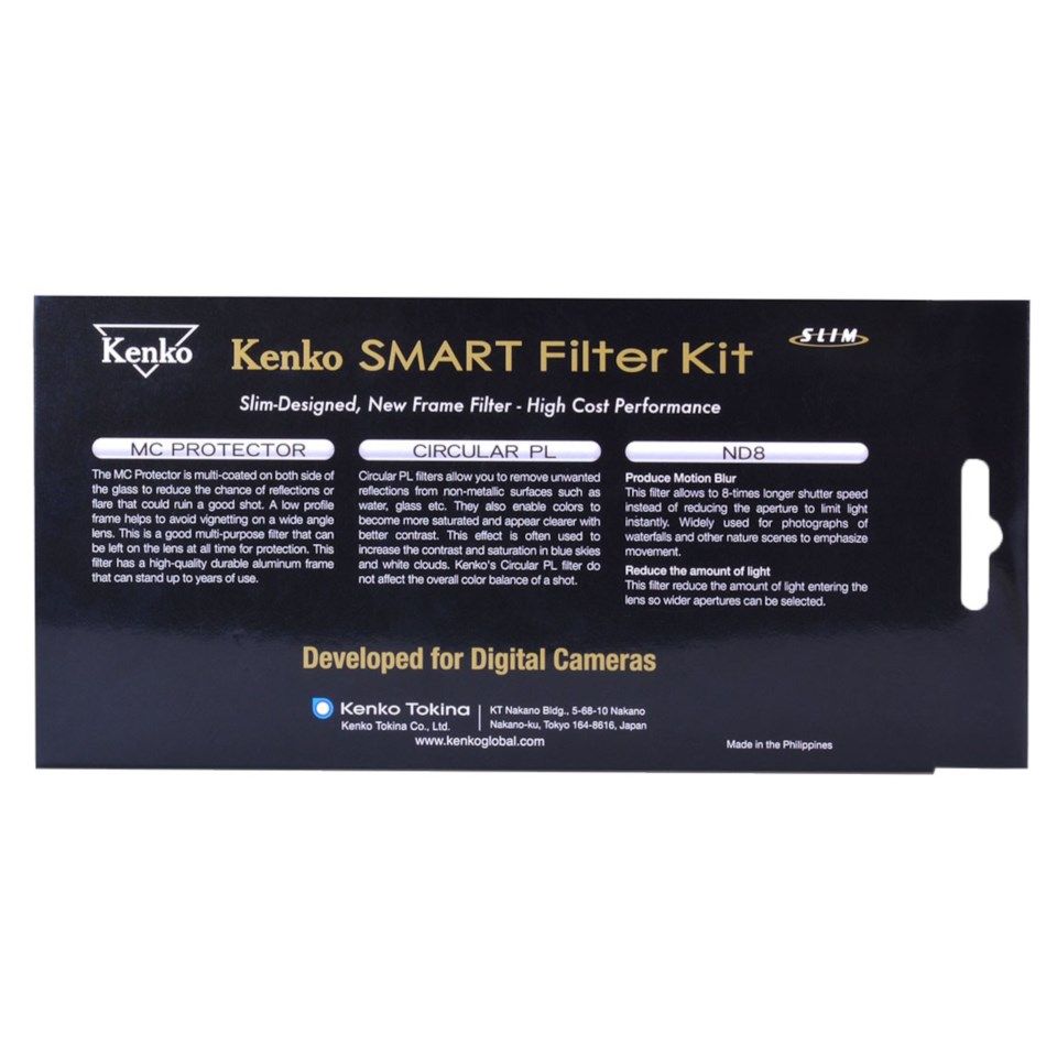 Kenko Filterkit för kamera 3-pack 52 mm
