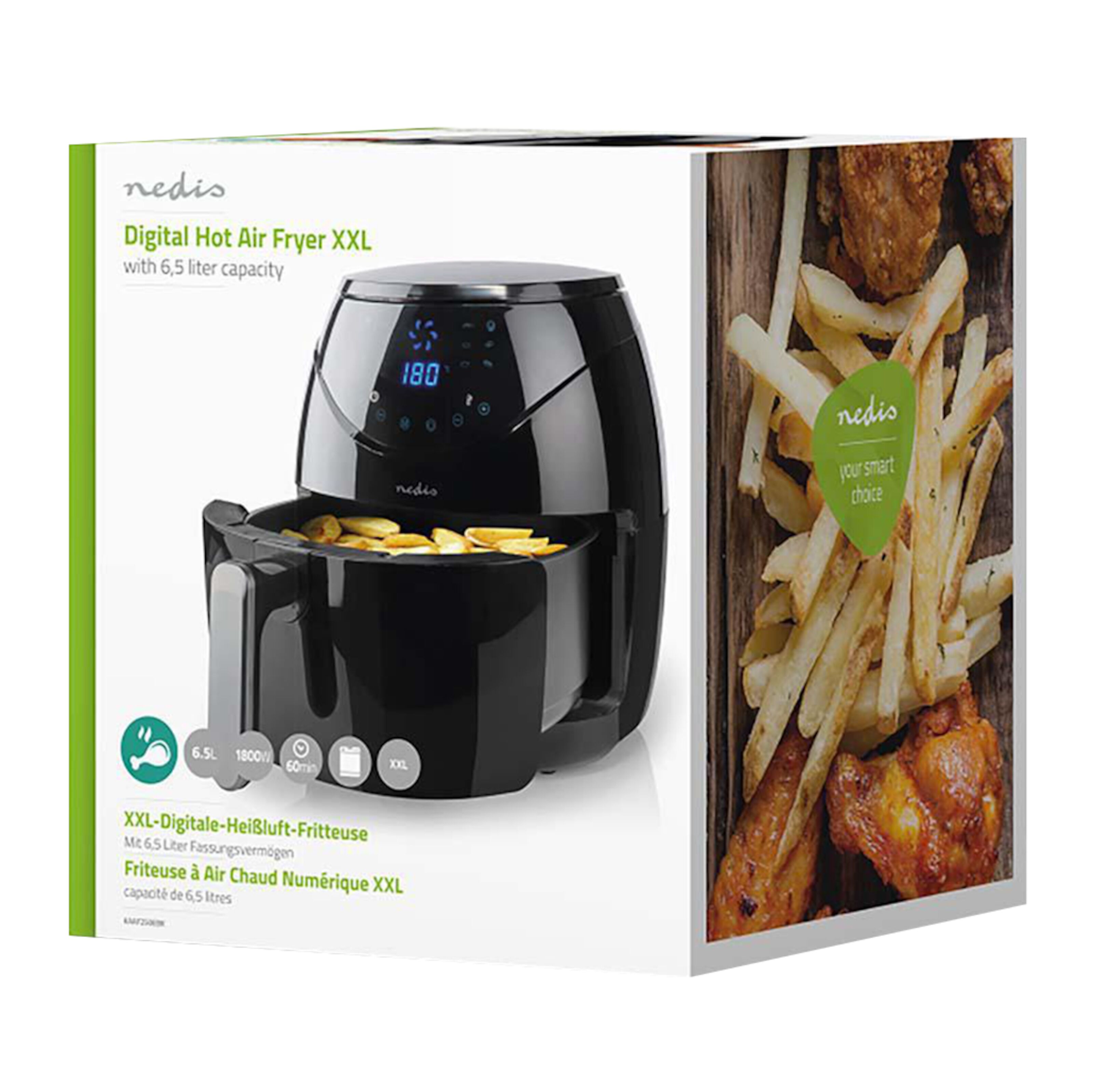 Nedis Airfryer XXL Fritöser & Airfryers