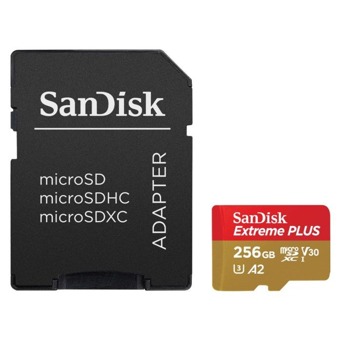 Sandisk Extreme Plus Micro-SD-kort 256 GB