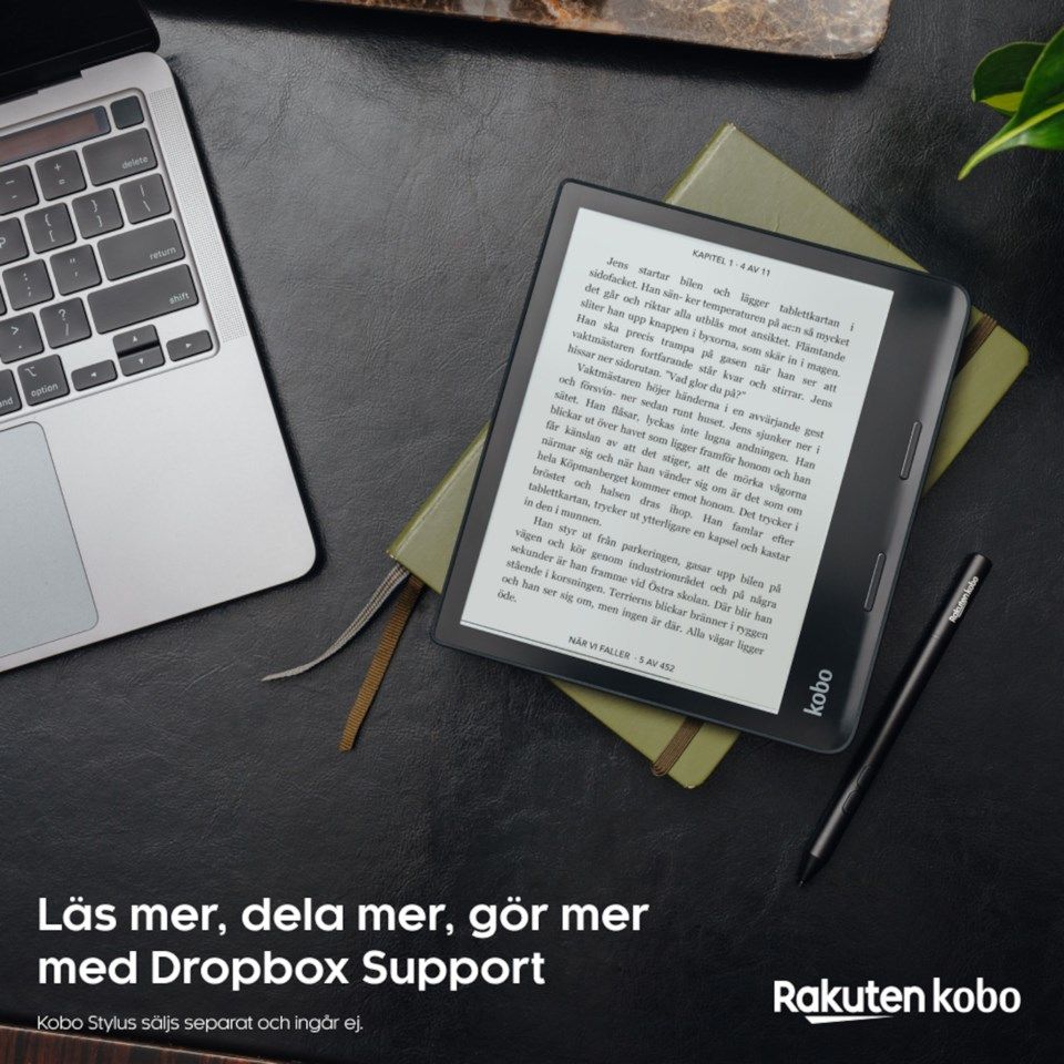 Kobo Sage Vattentät läsplatta 8” med wifi