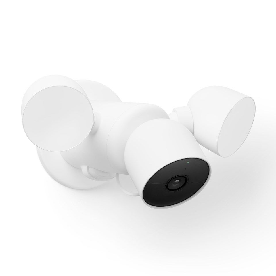 Google Nest Cam med strålkastare