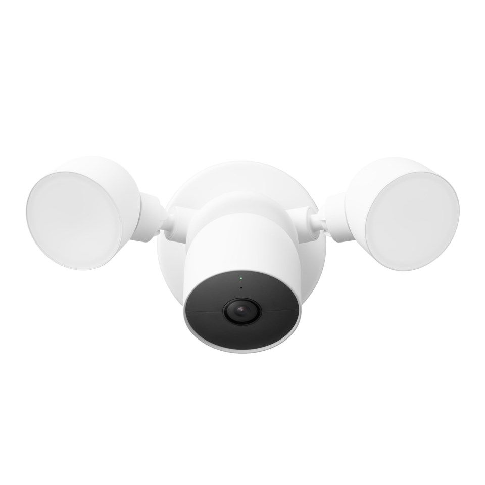 Google Nest Cam med flomlys