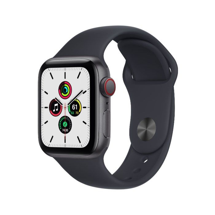 Apple Watch SE 44 mm GPS + Cellular Rymdgrå