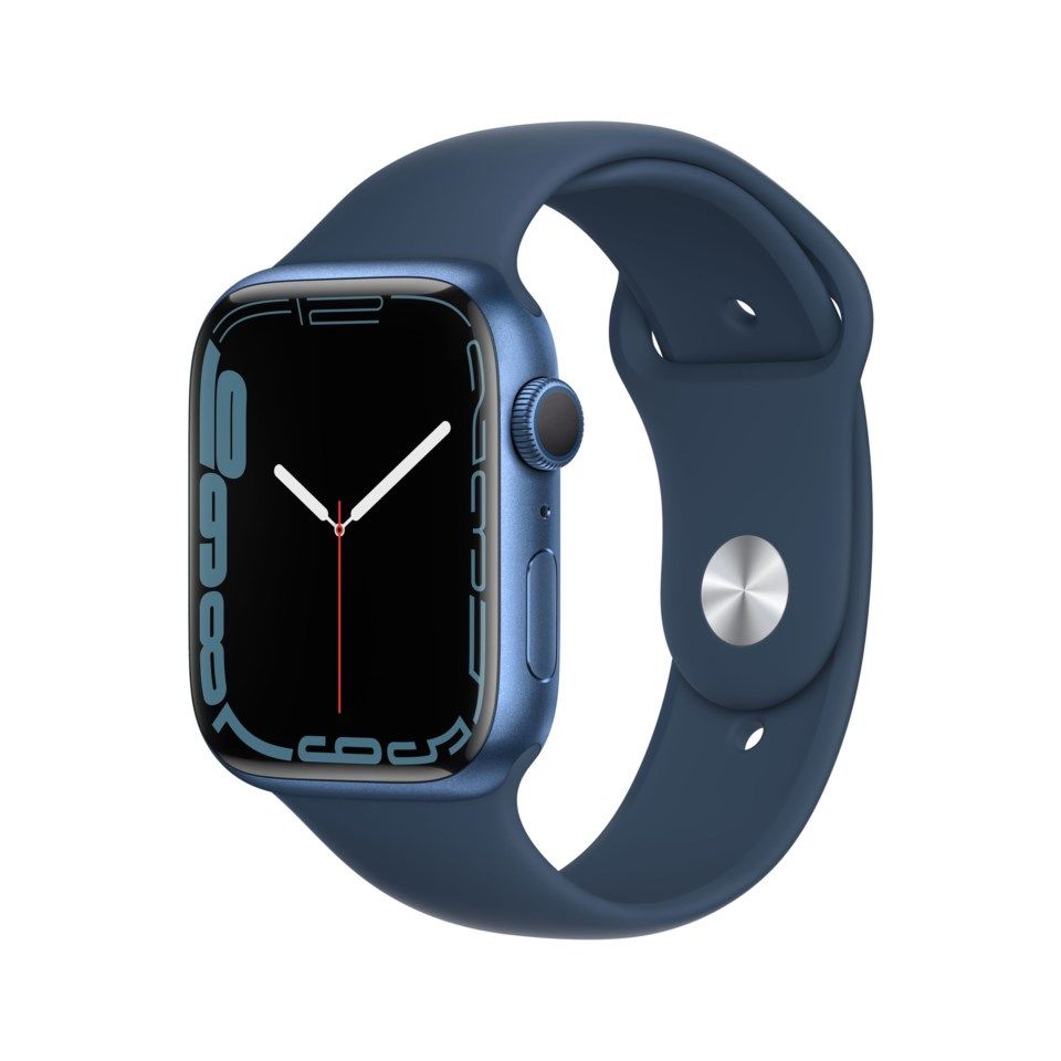 Apple Watch Series 7 45 mm GPS - Blå