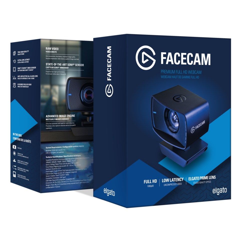 Elgato Facecam Web- og streamingkamera