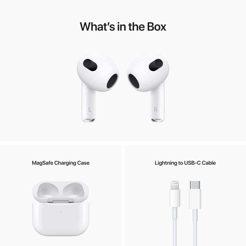Apple AirPods (3rd gen.) med Magsafe-laddningsetui