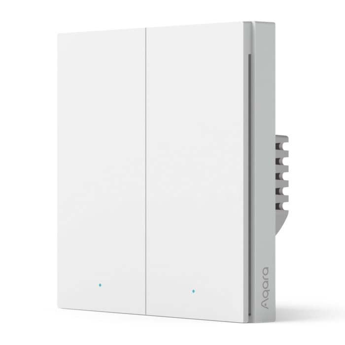 Aqara Smart Wall Switch H1 Dubbel utan neutralledare