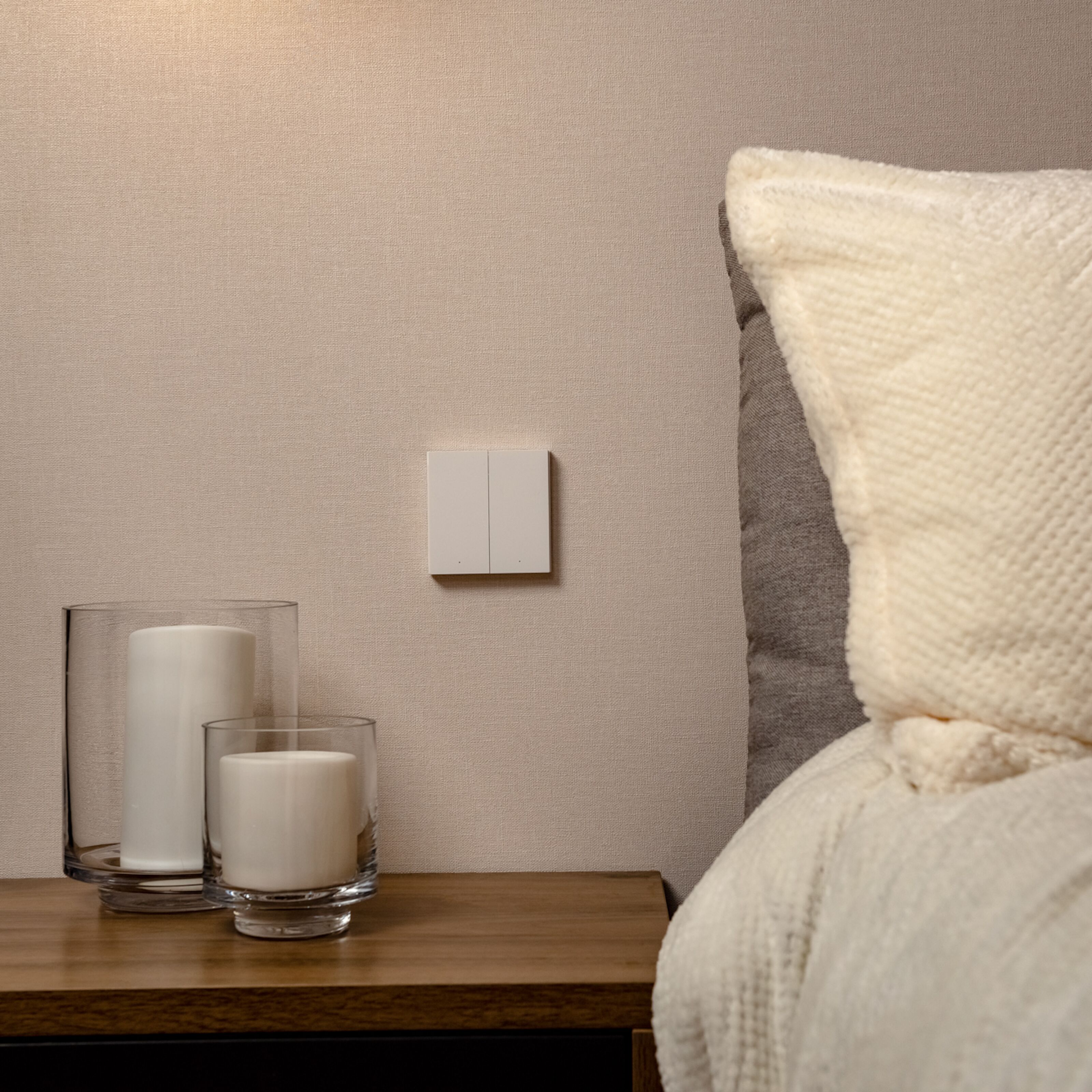 Aqara Smart Wall Switch H1 Dubbel med neutralledare Fjärrströmbrytare