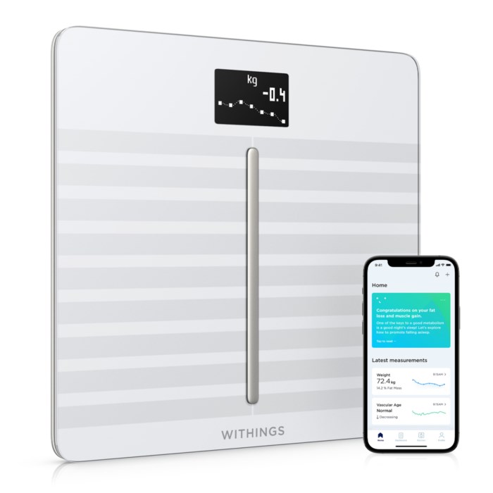 Withings Body Cardio V2 Personvåg med wifi Vit