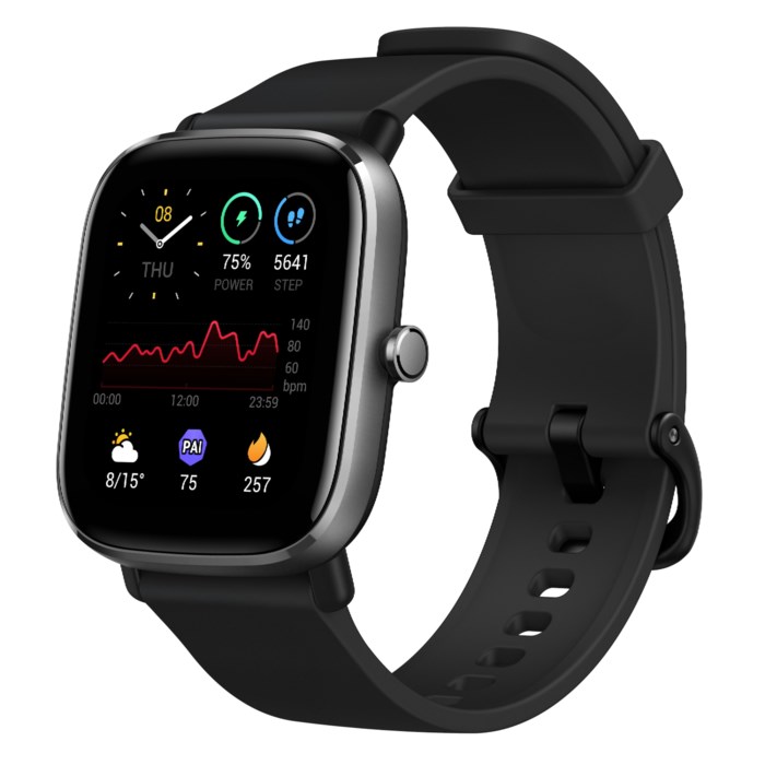 Amazfit GTS 2 Mini Smartklocka med always-on-display Mattsvart