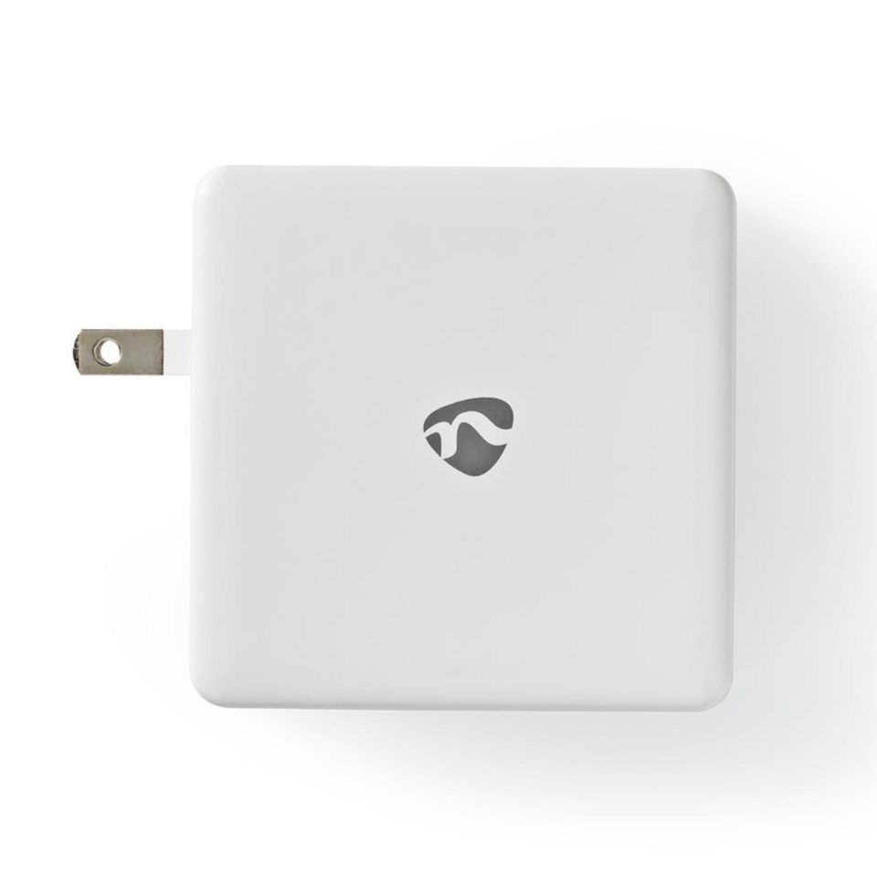 USB-C PD 3.0-lader 65 W Hvit