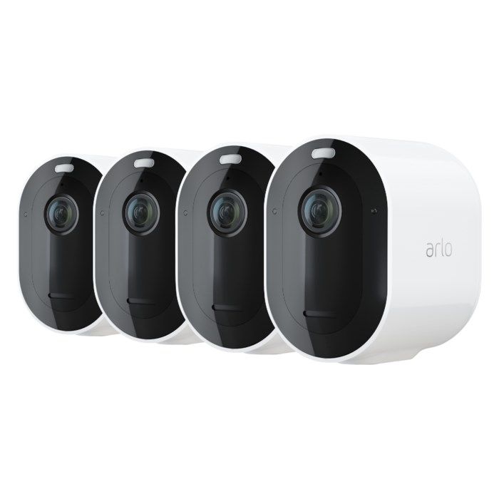 Arlo Pro 4 Spotlight övervakningskamera 4-pack Vit
