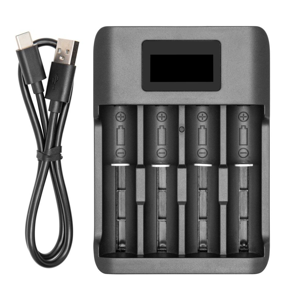 Luxorparts Universal Multi Charger 4 Multiladdare