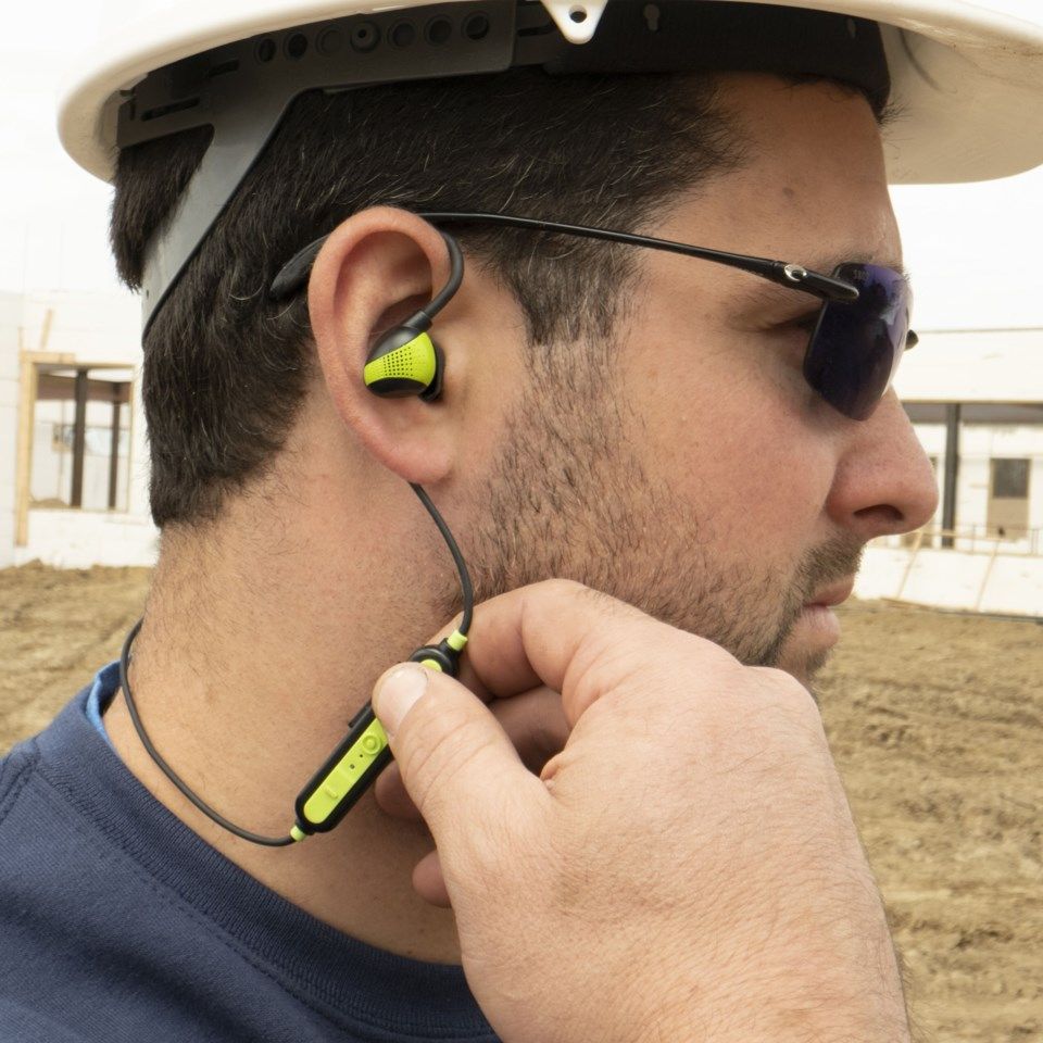 Isotunes Pro Aware EN352 Hørselvern med Bluetooth - Grønn
