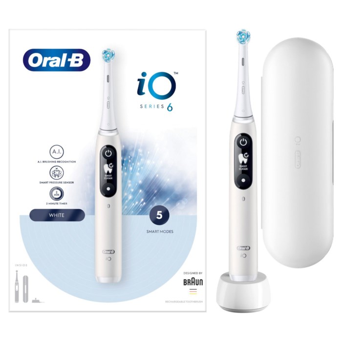 Oral-B iO6 Eltandborste Vit