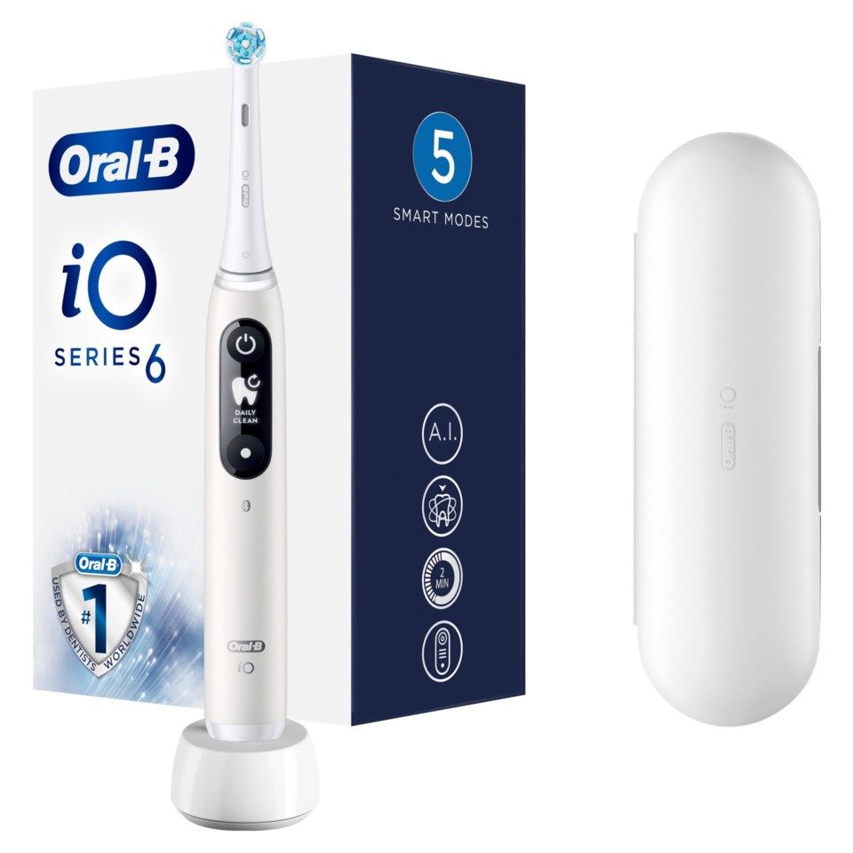Oral-B iO6 Eltandborste Vit