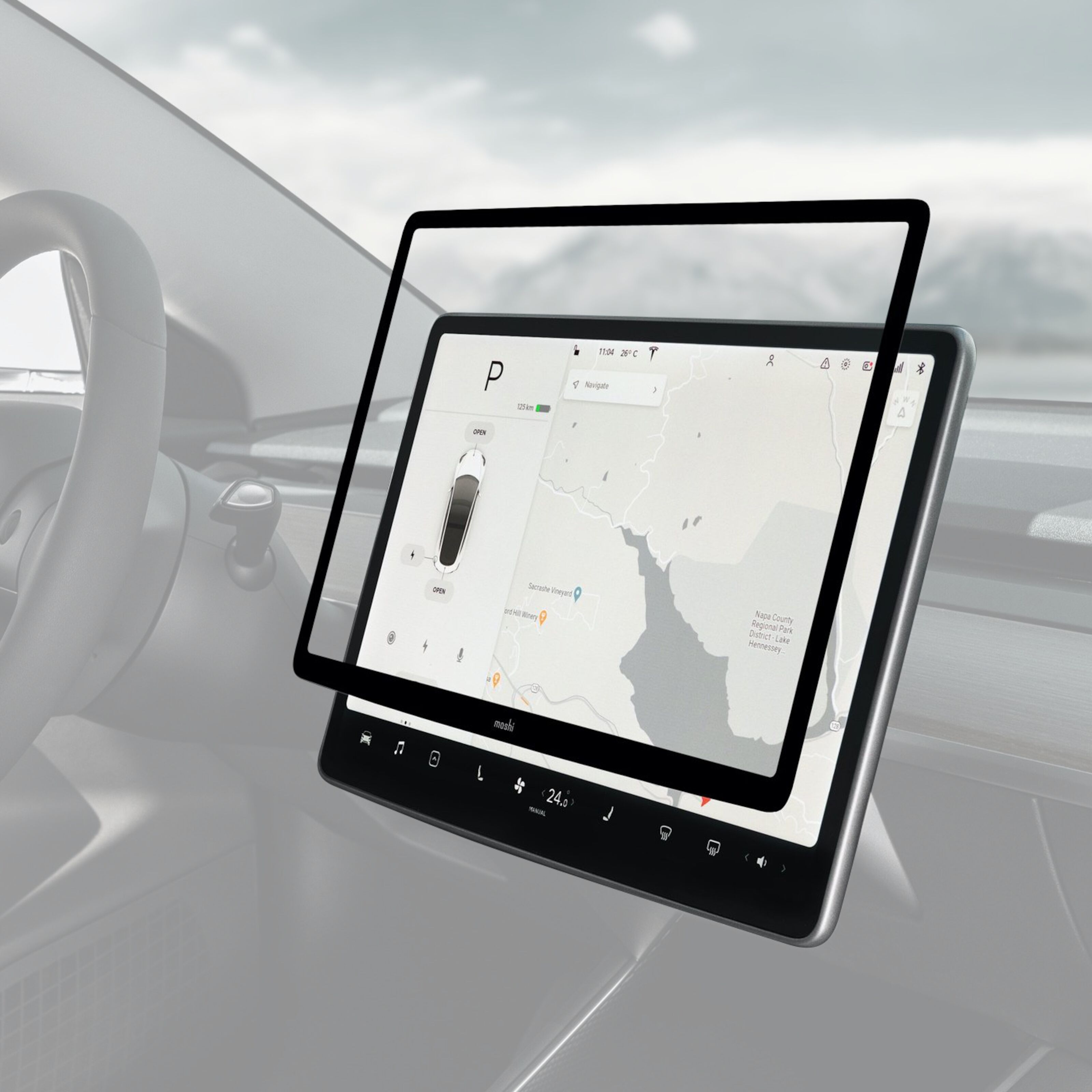 Moshi iVisor Skjermbeskytter for Tesla Model 3/Y