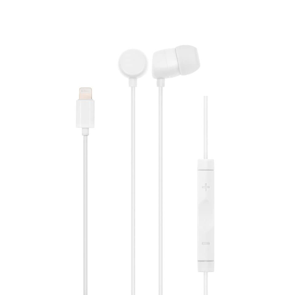 Linocell In-ear Lightning-hodetelefoner Hvit