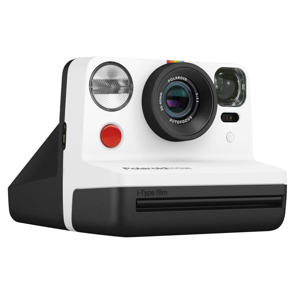 Polaroid Now Polaroidkamera med autofokus Svart/Hvit