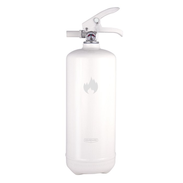 Housegard Brandsläckare Design Edition med pulver 2 kg Svart Vit