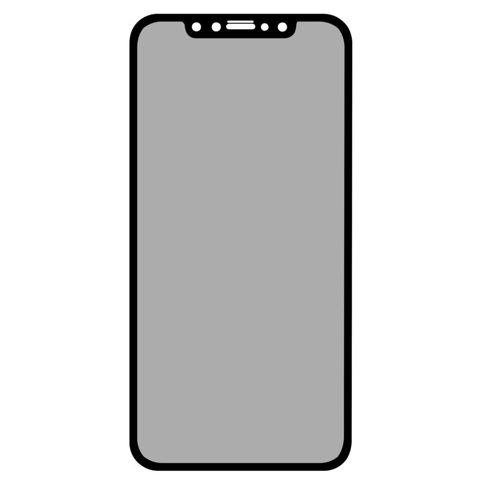 Linocell Elite Extreme Privacy Glass Skjermbeskytter for iPhone 11/Xr