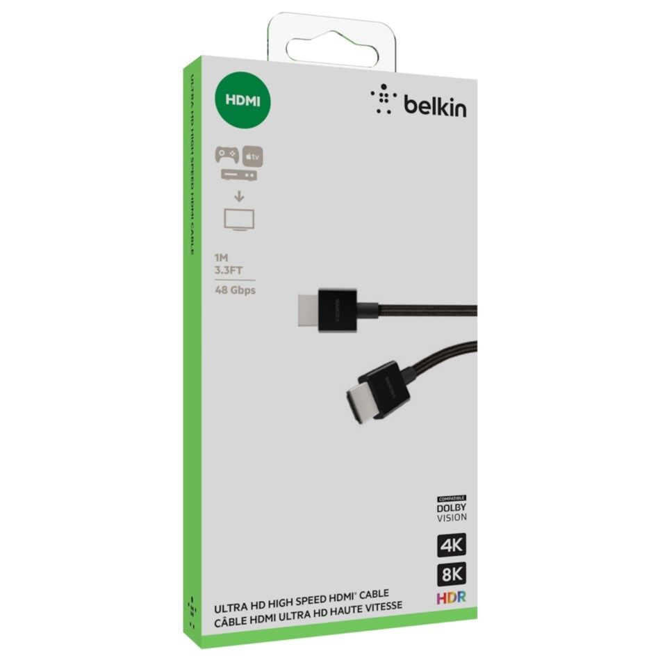 Belkin HDMI-kabel med 8K-støtte 2 m