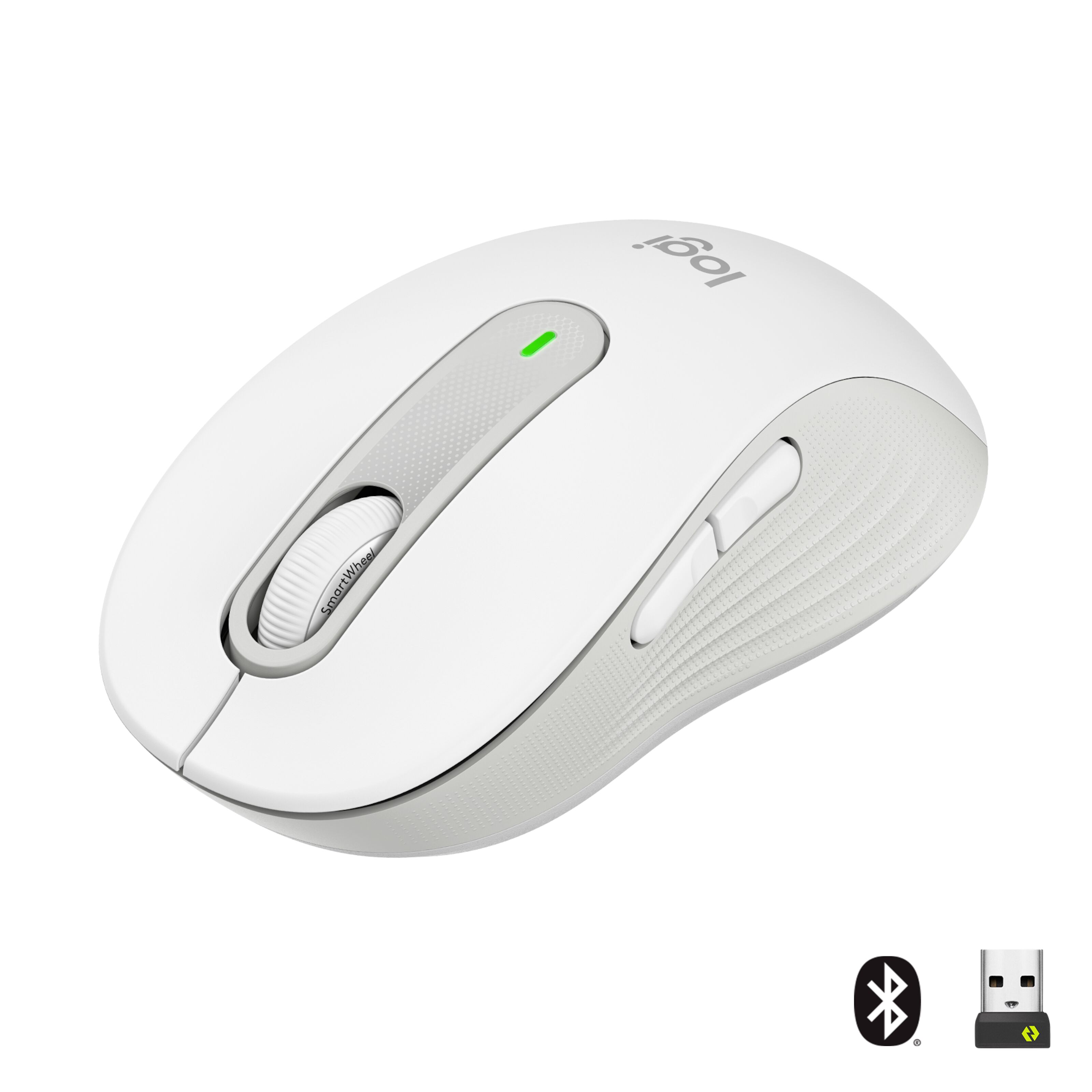 Logitech Signature M650 Large Trådlös datormus Off-white