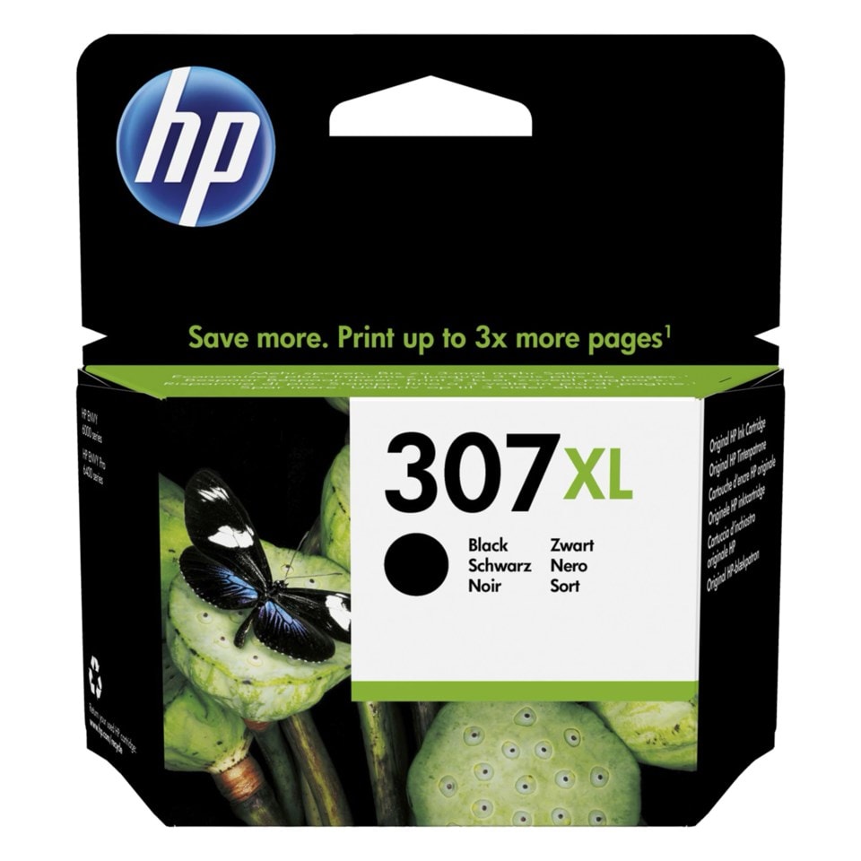 HP 307XL Blekkpatron - Svart