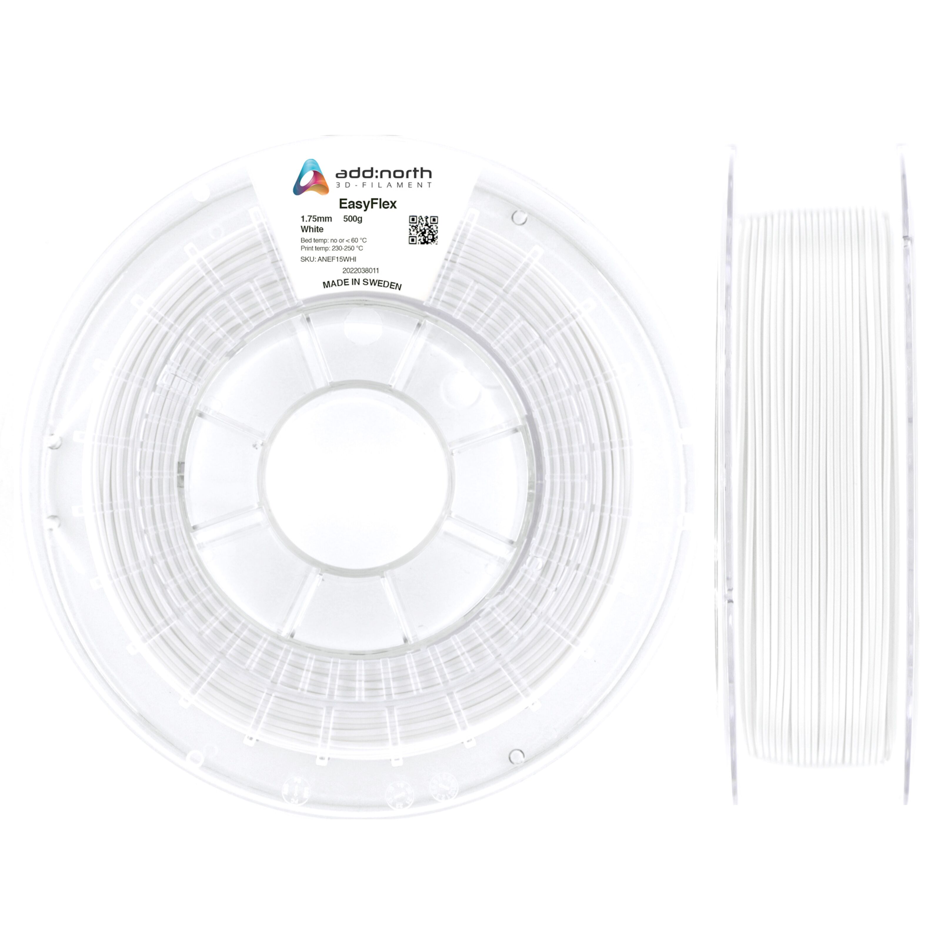 Addnorth Easyflex TPU-filament Hvit