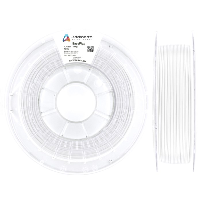 Addnorth Easyflex TPU-filament Vit