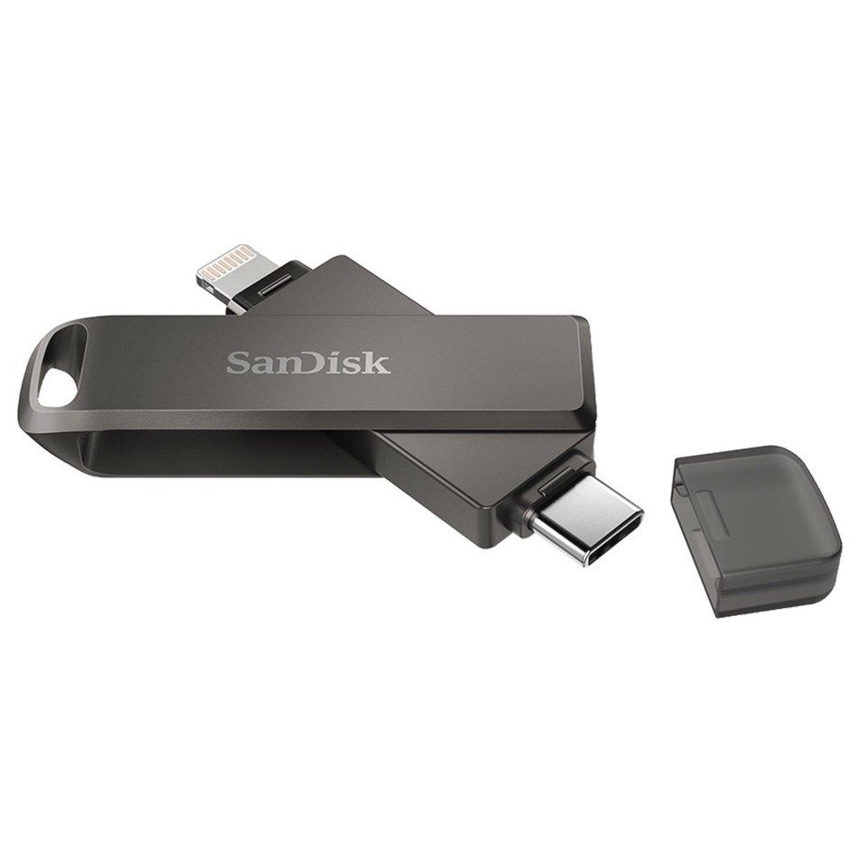Sandisk iXpand Drive med Lightning og USB-C 128 GB
