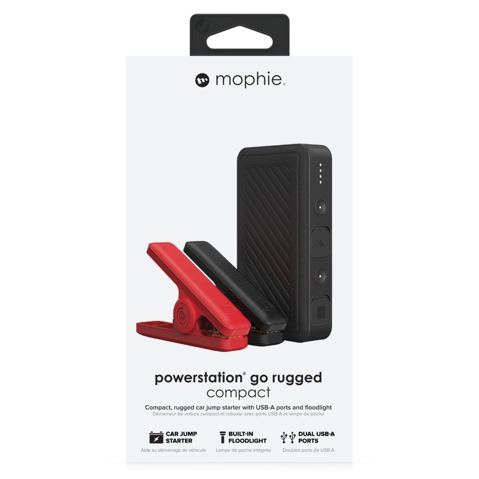 Mophie Go Rugged Compact Starthjälp och powerbank