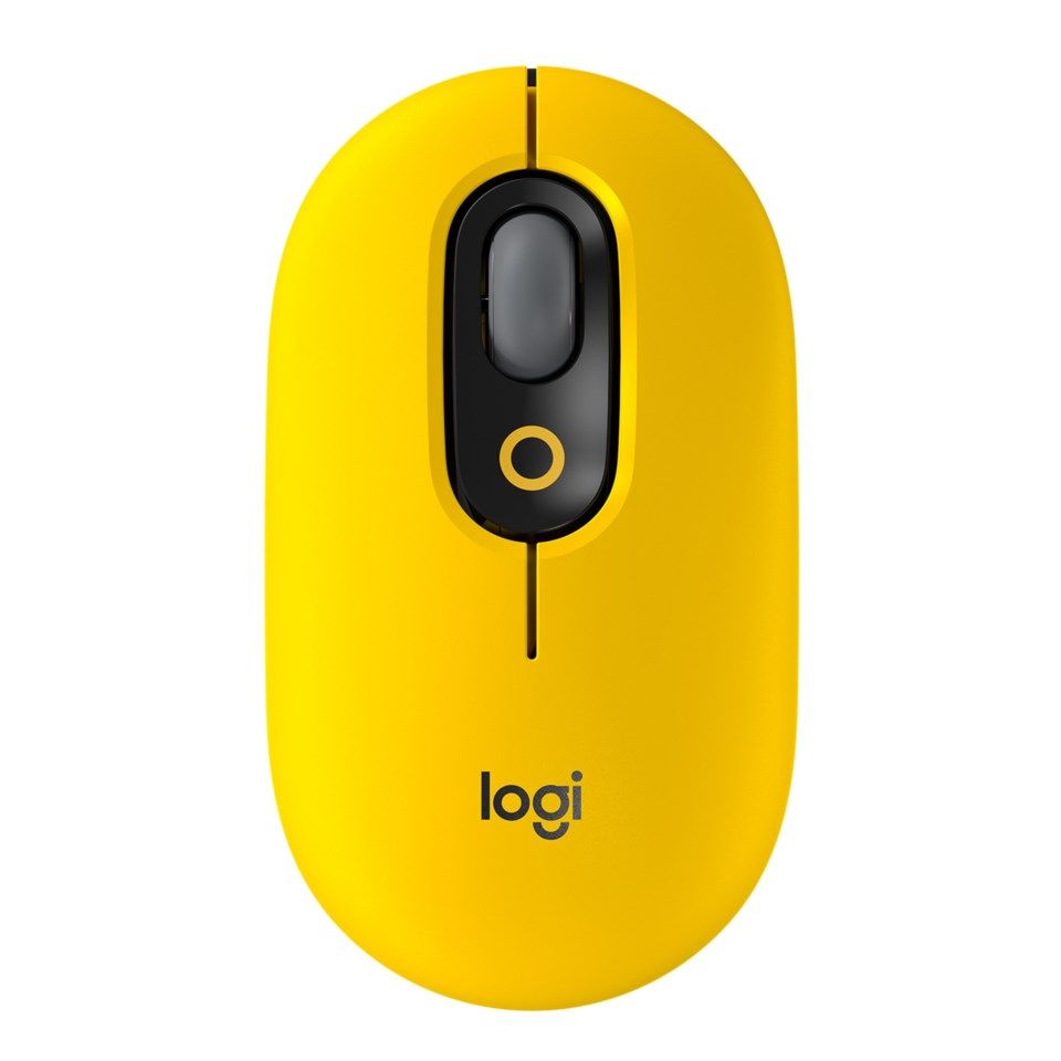 Logitech Pop Mouse Trådlös datormus Blast Yellow