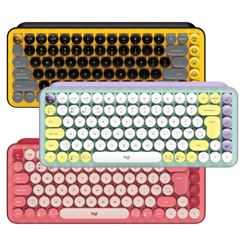 Logitech Pop Keys Trådlöst mekaniskt tangentbord Daydream Mint