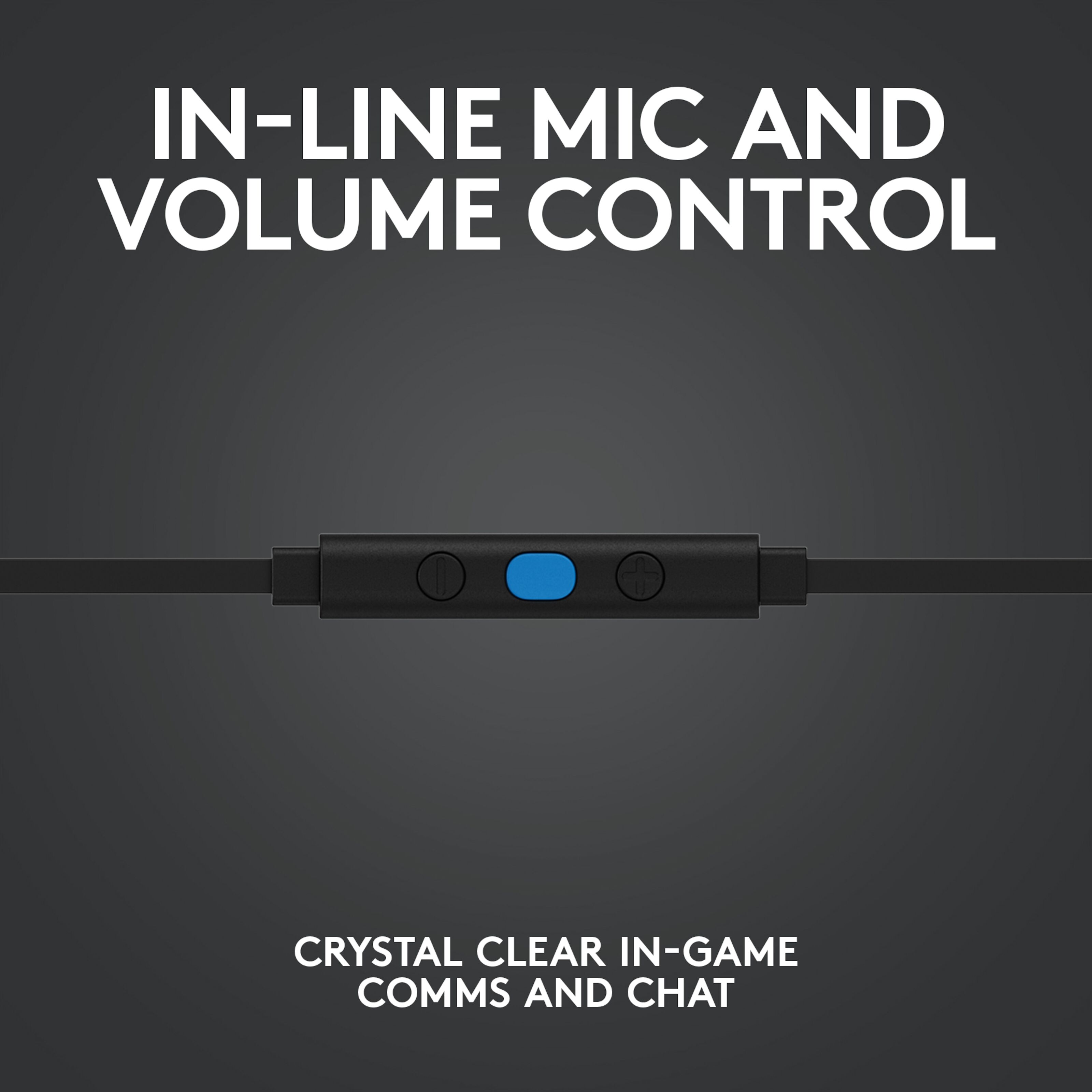 Logitech G 333 In-ear-gaminghodetelefoner - Gaming-headsets | Kjell.com