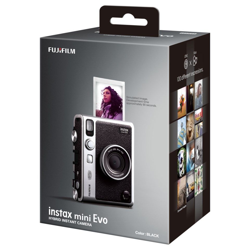 Fujifilm Instax Mini Evo Svart