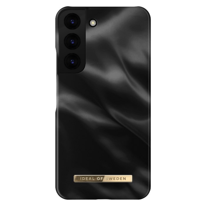 IDEAL OF SWEDEN Black Satin Fashion Case för Galaxy S22