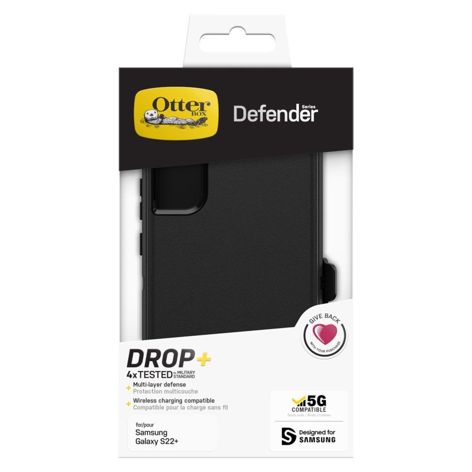 Otterbox Defender Robust deksel for Galaxy S22 Plus