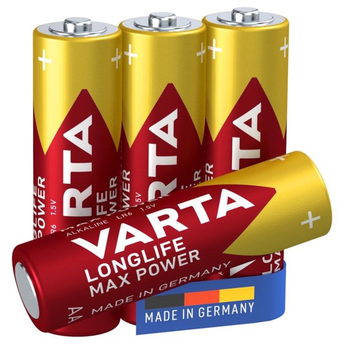 Varta Longlife Max Power AA-batterier 4-pack