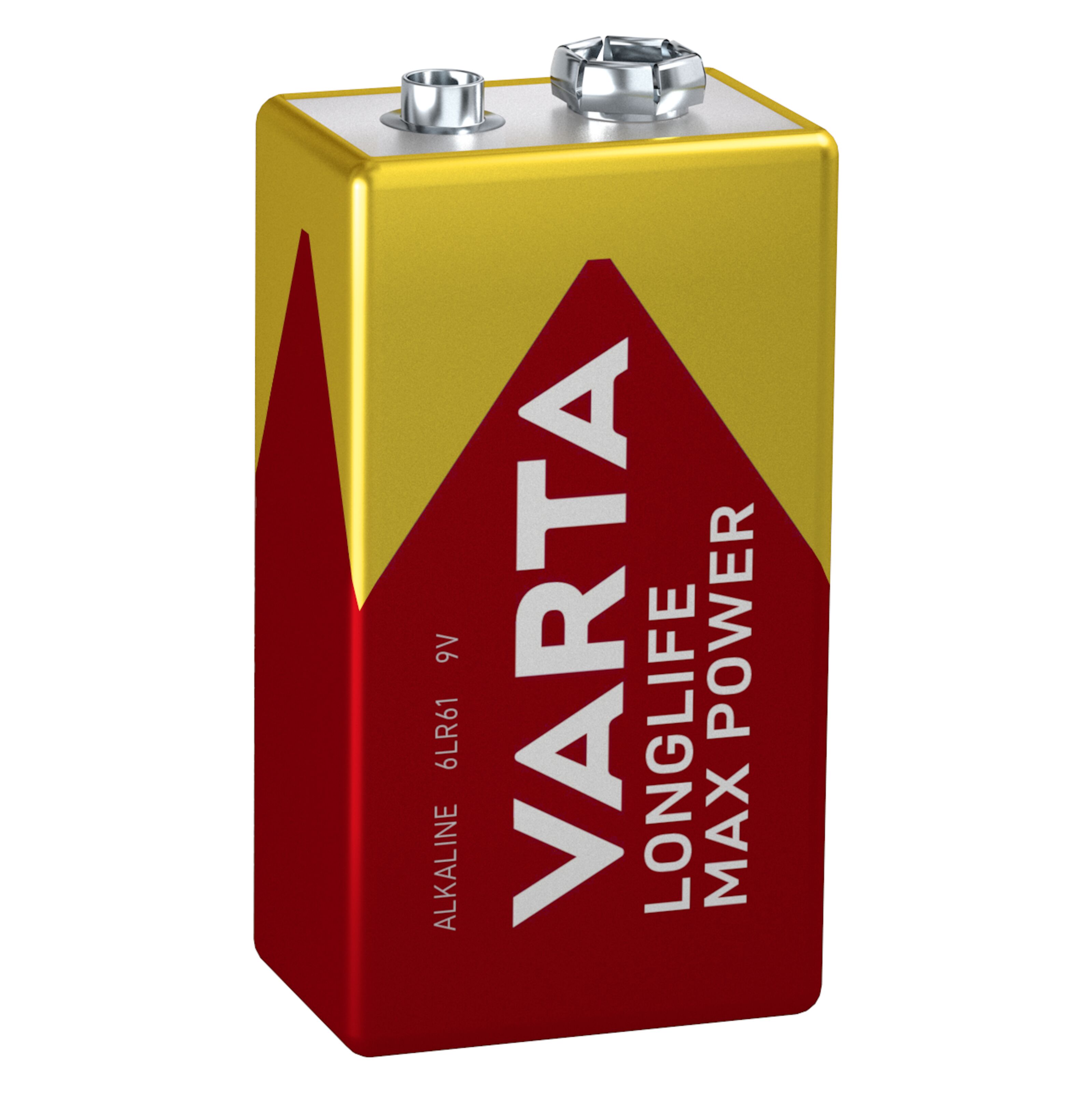 Varta Longlife Power Alkaliskt 9 V-batteri 1-pk.