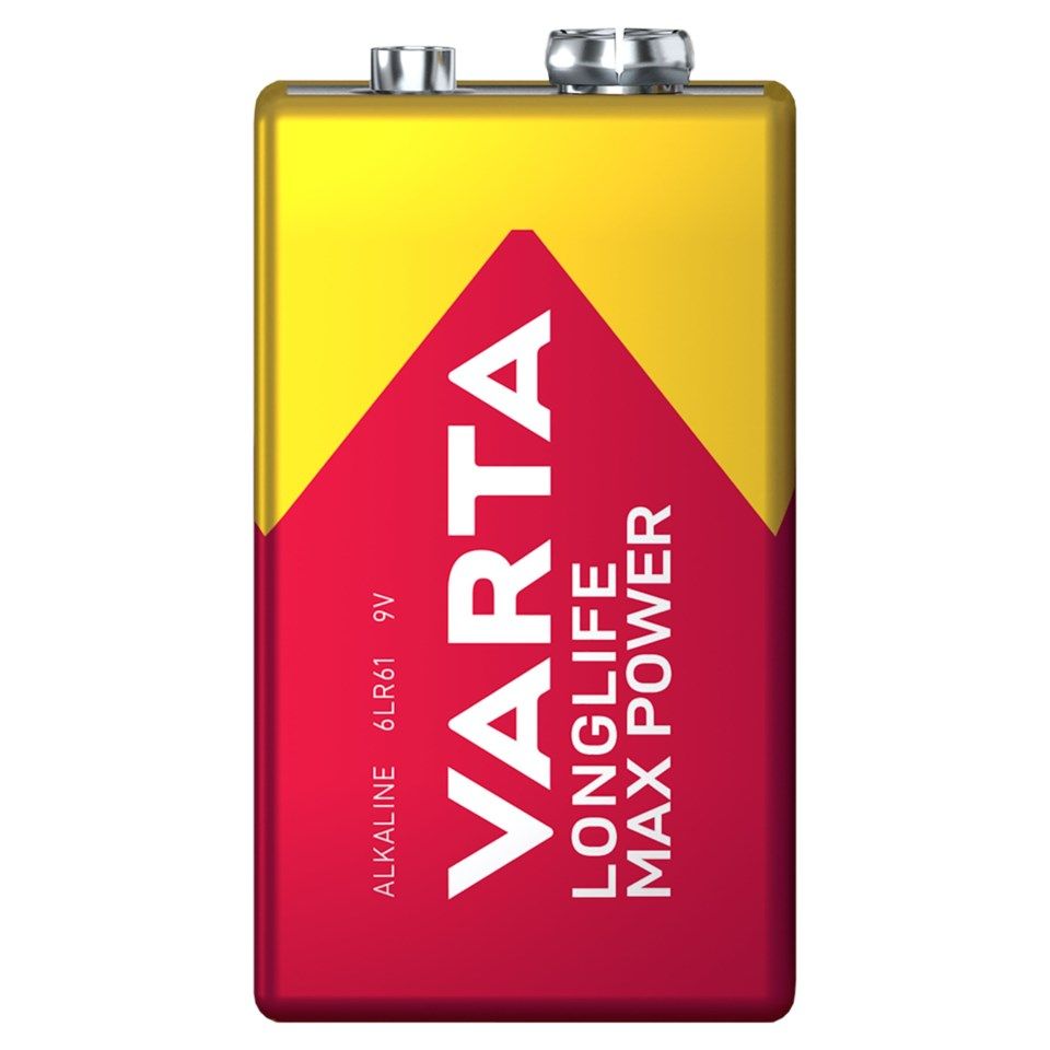 Varta Longlife Power Alkaliskt 9 V-batteri 1-pack