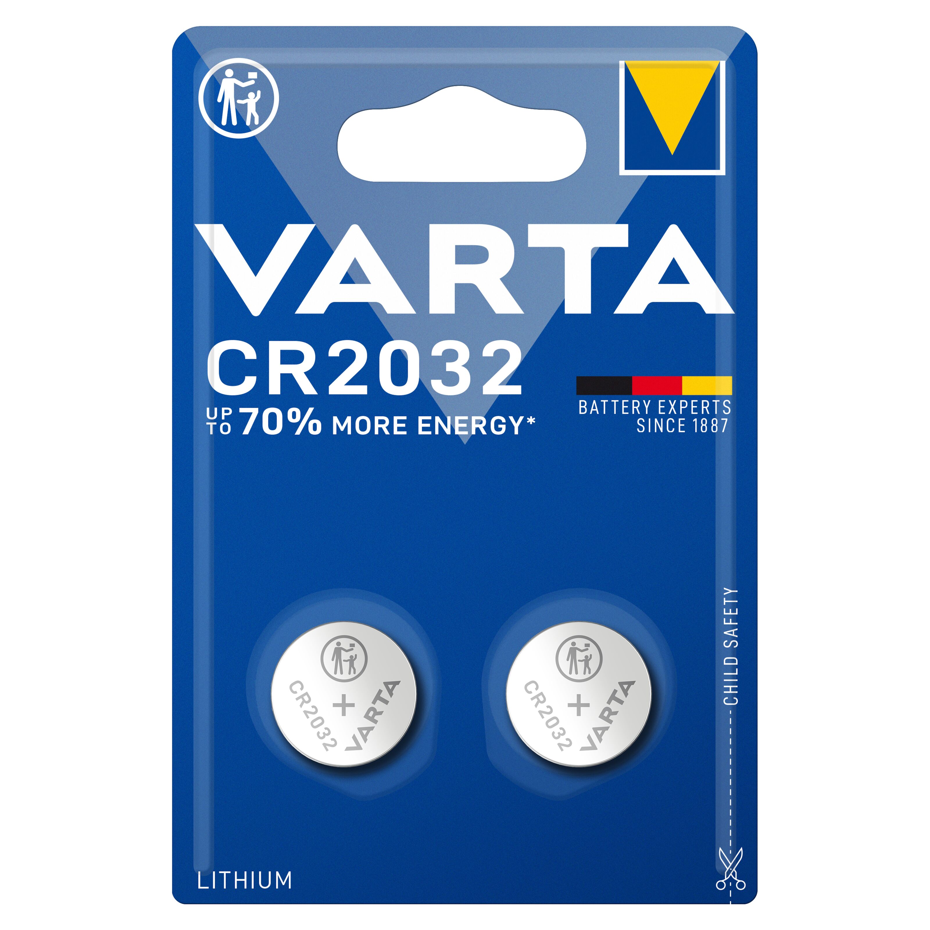 Varta Litiumbatteri CR2032 2-pk.