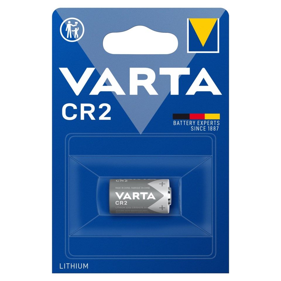Varta Litiumbatteri CR2 1-pack