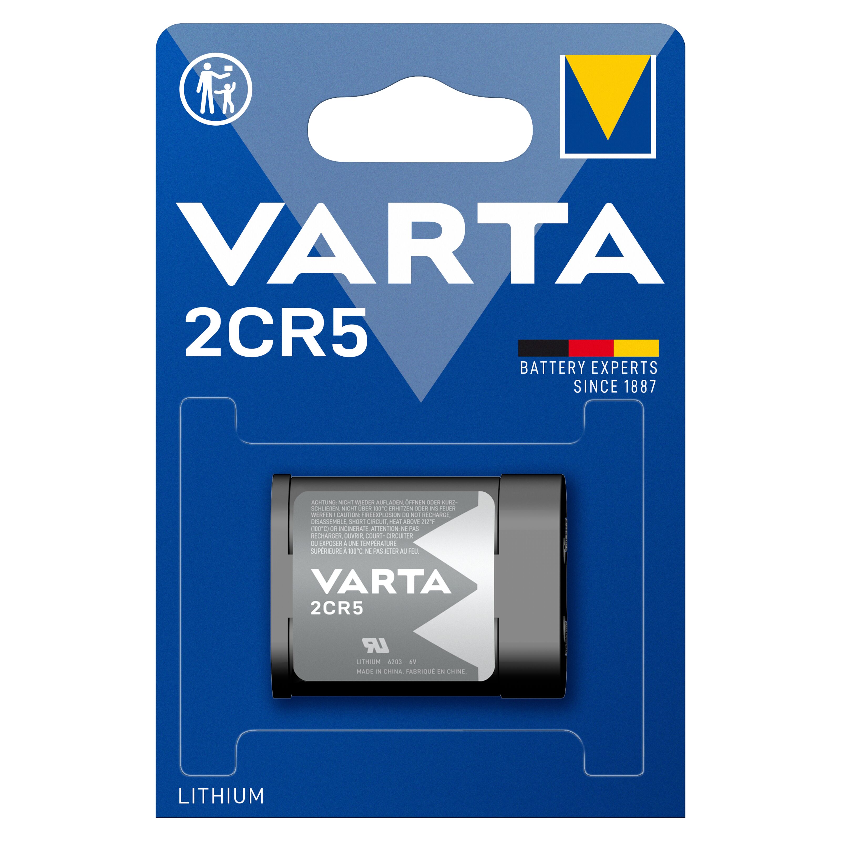 Varta Litiumbatteri 2CR5 1-pk.