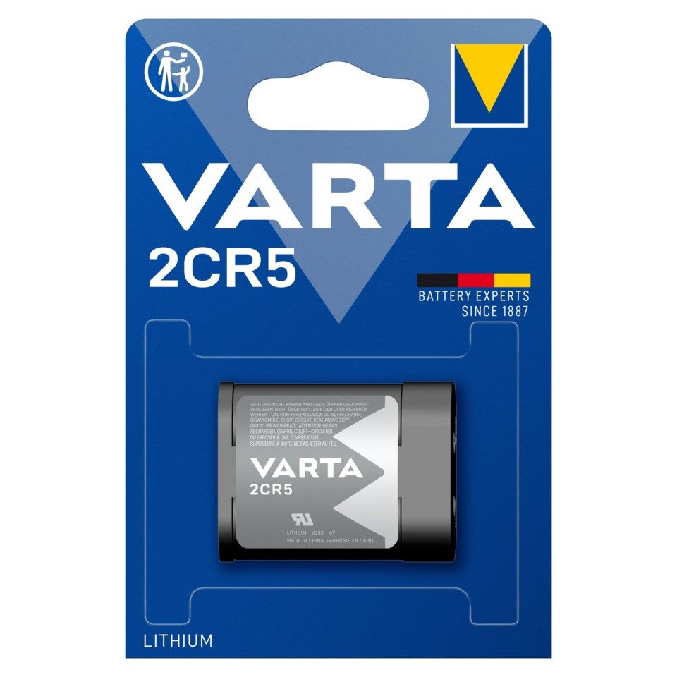 Varta Litiumbatteri 2CR5 1-pack
