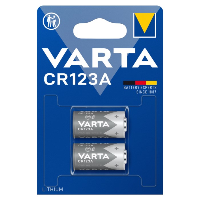 Varta Litiumbatteri CR123A 2-pack