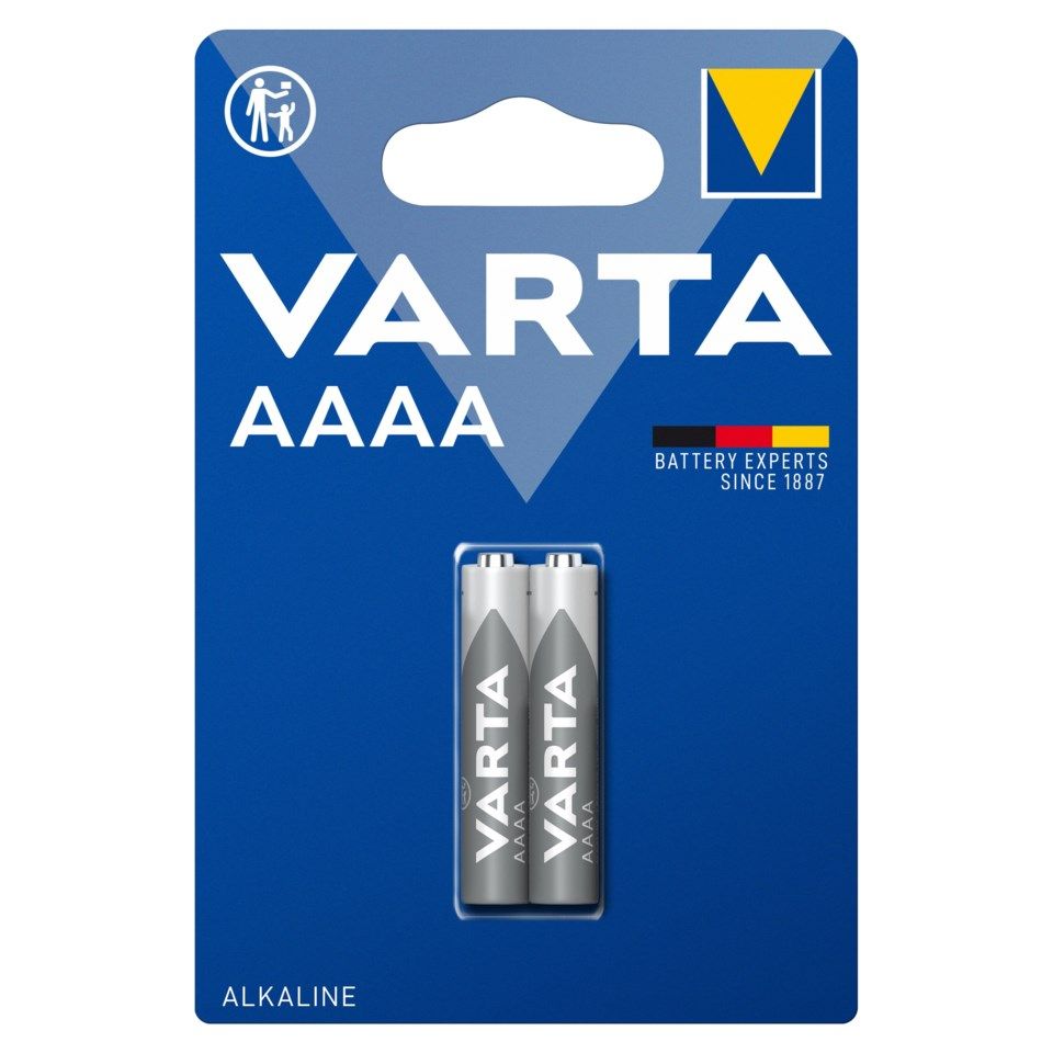 Varta Alkalisk AAAA-batteri 2-pk.